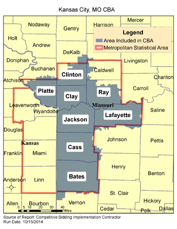 Kansas City, MO CBA Map