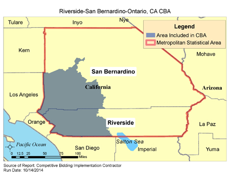 Riverside-San Bernardino-Ontario, CA CBA Map
