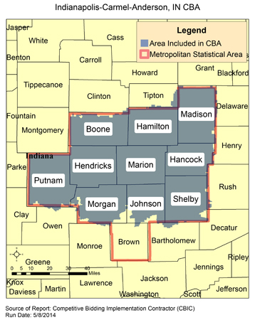 Image of Indianapolis-Carmel-Anderson, IN CBA map