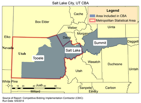 Image of Salt Lake City, UT CBA map